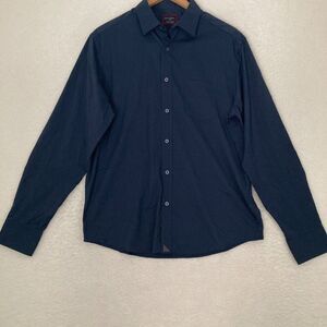 UNTUCKit Men's Navy Casual Button Down Shirt